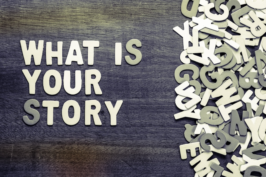 What,Is,Your,Story,Text,With,Scattered,Wood,Letters